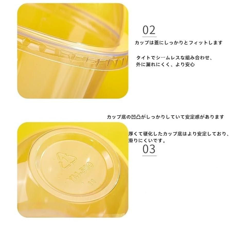 デザートカップ Amazon｜Geyaziu デザートカップ プラスチックカップ 蓋付き